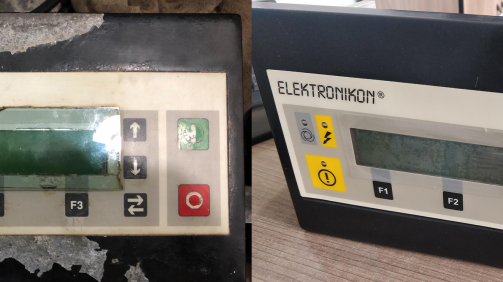 Conserto painel elektronikon MKII Atlas Copco